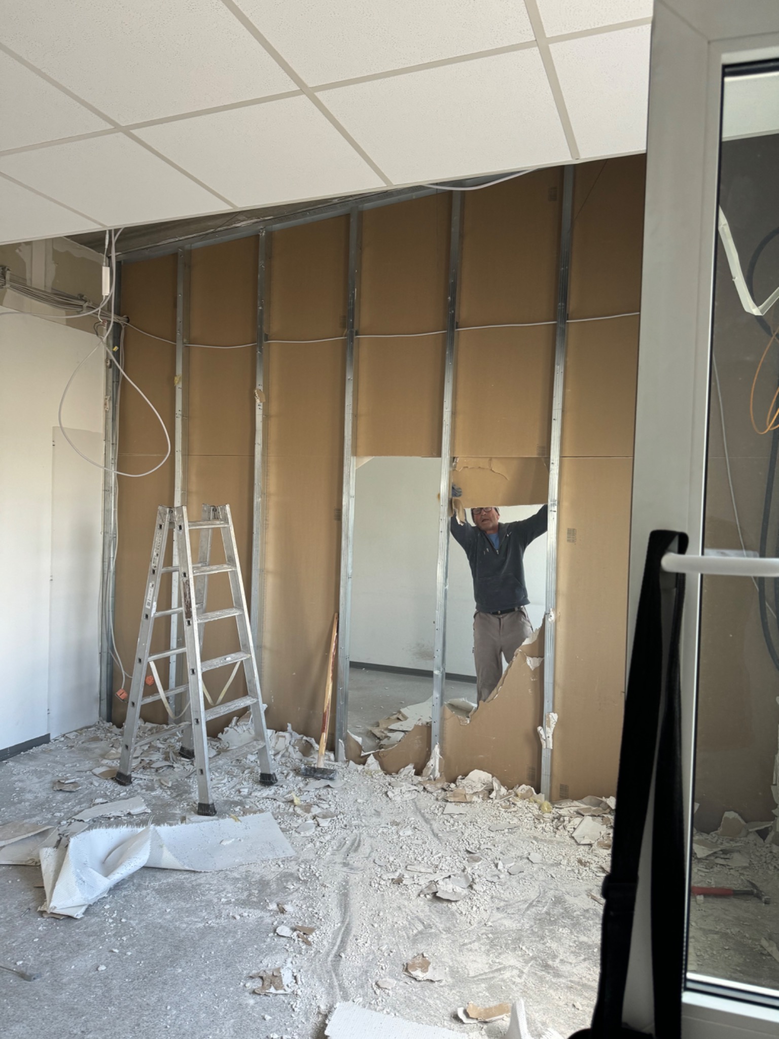 Büroflächen im Wandel Vorher-nachher-Vergleich Vorher